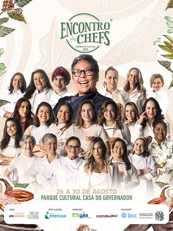 poster encontro das chefes 2025