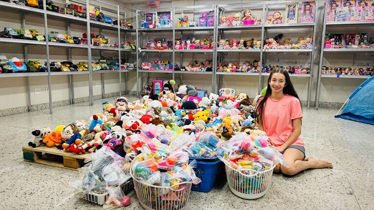 marina cunico celebra 10 anos da lojinha da marina e transforma o natal de 1200 criancas em vulnerabilidade