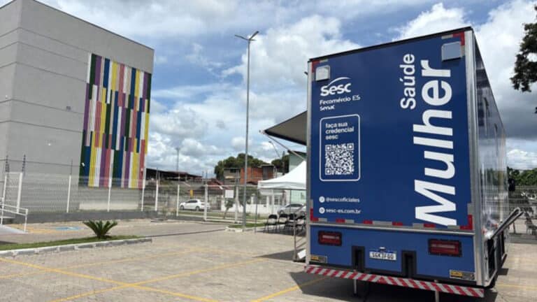 sesc es inicia atendimentos na unidade movel saude das mulheres em aracruz