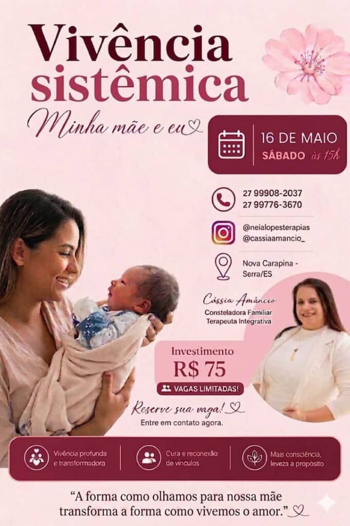 a vivencia minha mae e eu propoe mergulho no vinculo materno para despertar a forca pessoal 01