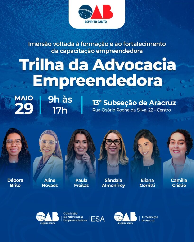 trilha da advocacia empreendedora aracruz es 01