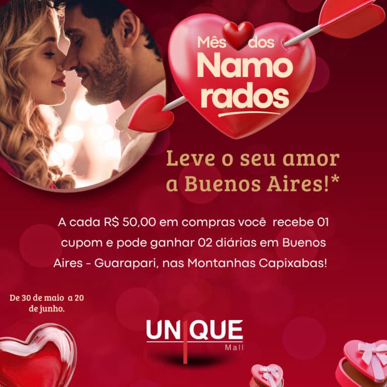 campanha unique mall dia dos namorados quadrada