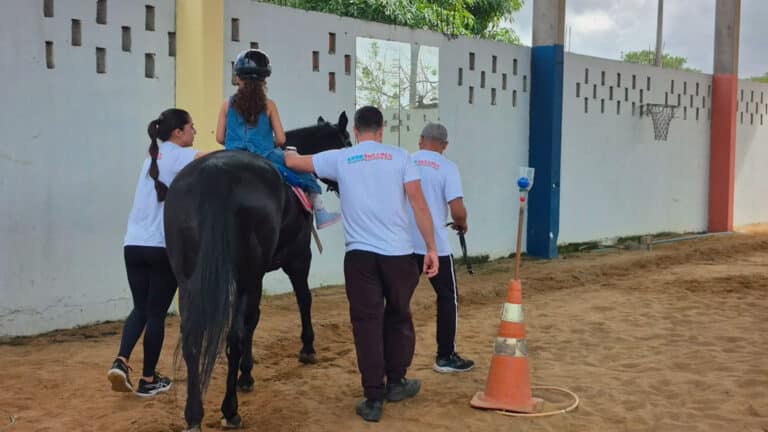 terapia com cavalos da policia militar transforma vidas