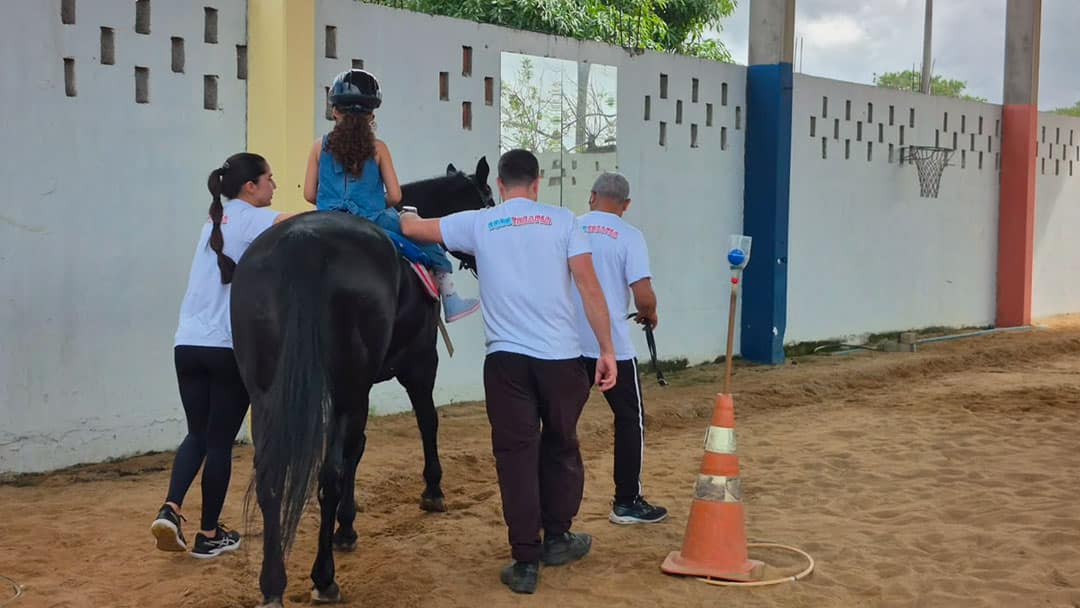 terapia com cavalos da policia militar transforma vidas
