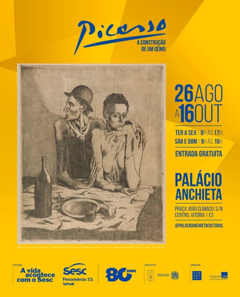 sesc es promove exposicao picasso a construcao de um genio em vitoria em comemoracao aos seus 80 anos 02