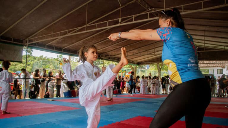 dia das criancas com taekwondo brincadeiras e atividades gratuitas no parque pedra da cebola em vitoria